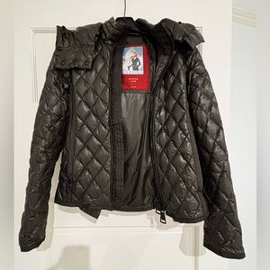 Authier Quilted Women's Jacket in Olive Green